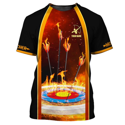 Unisex-Shirt, individuelles Bogenschießen-Poloshirt, Bogenschießen-T-Shirt, Bogenschießen-Geschenke, Shirt für Bogenschießen-Liebhaber
