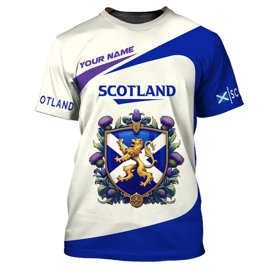 Unisex-Shirt, individuelles Schottland-Shirt, schottisches T-Shirt, Schottland-T-Shirt, Schottland-Liebhaber-Shirt
