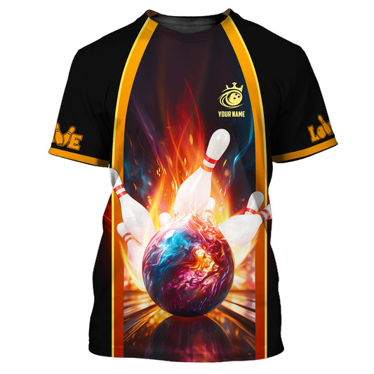 Custom Unisex Shirt, Bowling Polo Shirt, Bowling T-Shirt, Shirt For Bowling Lovers