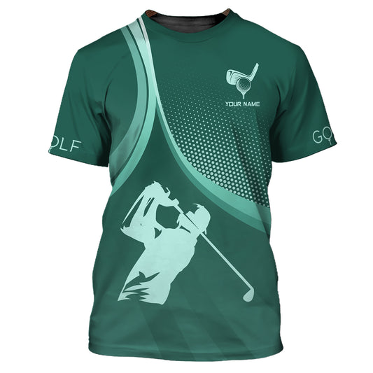 Herren-Shirt, Golf-Polo-Shirt, Golf-Shirt, Geschenk für Golfer, Golf-T-Shirt, Golf-Geschenke