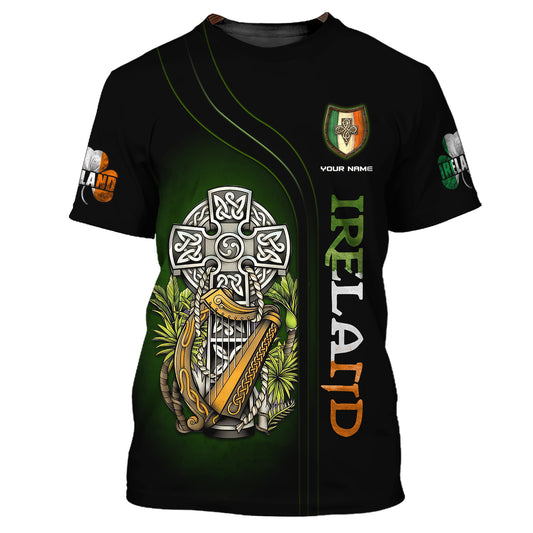 Unisex Shirt, Custom Name Irish T-Shirt, Ireland Hoodie Polo Shirt, Irish Shirt
