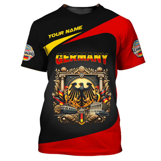 Unisex Shirt, Custom Name Germany T-Shirt, German Shirt, German Love Gift