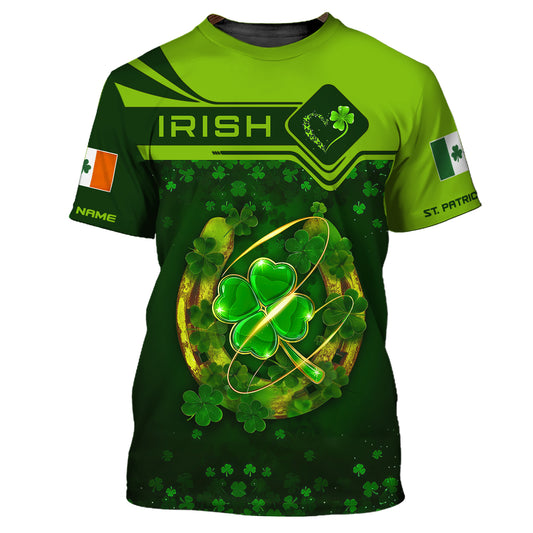 Unisex-Shirt, irisches T-Shirt mit individuellem Namen, St. Patrick's Day-Shirt, St. Patrick's Day-Geschenke