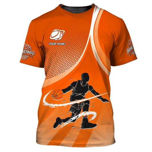 Herren-Shirt, Basketball-Shirt, individuelles Namens-T-Shirt, Basketball-Polo, Geschenk für Basketballspieler