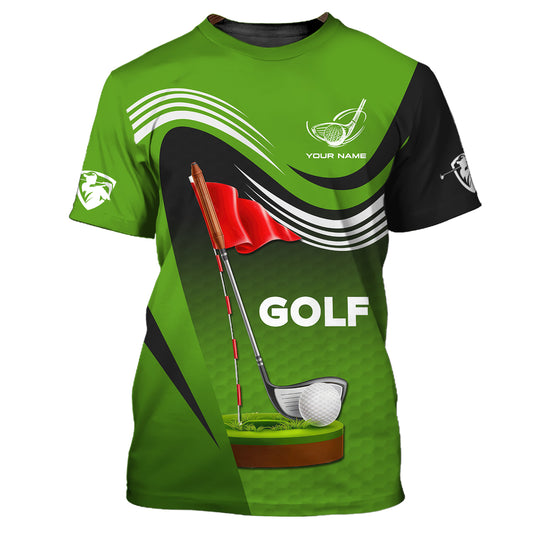 Herren-Shirt, Golf-Polo-Shirt, Geschenk für Golfer, Golf-Shirt, Golf-T-Shirt, Golf-Geschenke