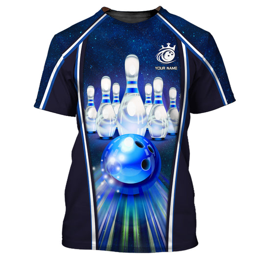 Individuelles Unisex-Shirt, Bowling-Poloshirt, Bowling-T-Shirt, Shirt für Bowling-Liebhaber