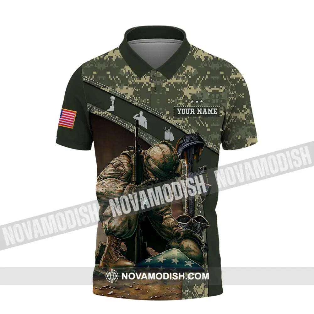 A Hero - Customized U.s. Veteran Polo Shirt Gift For Veterans Apparel