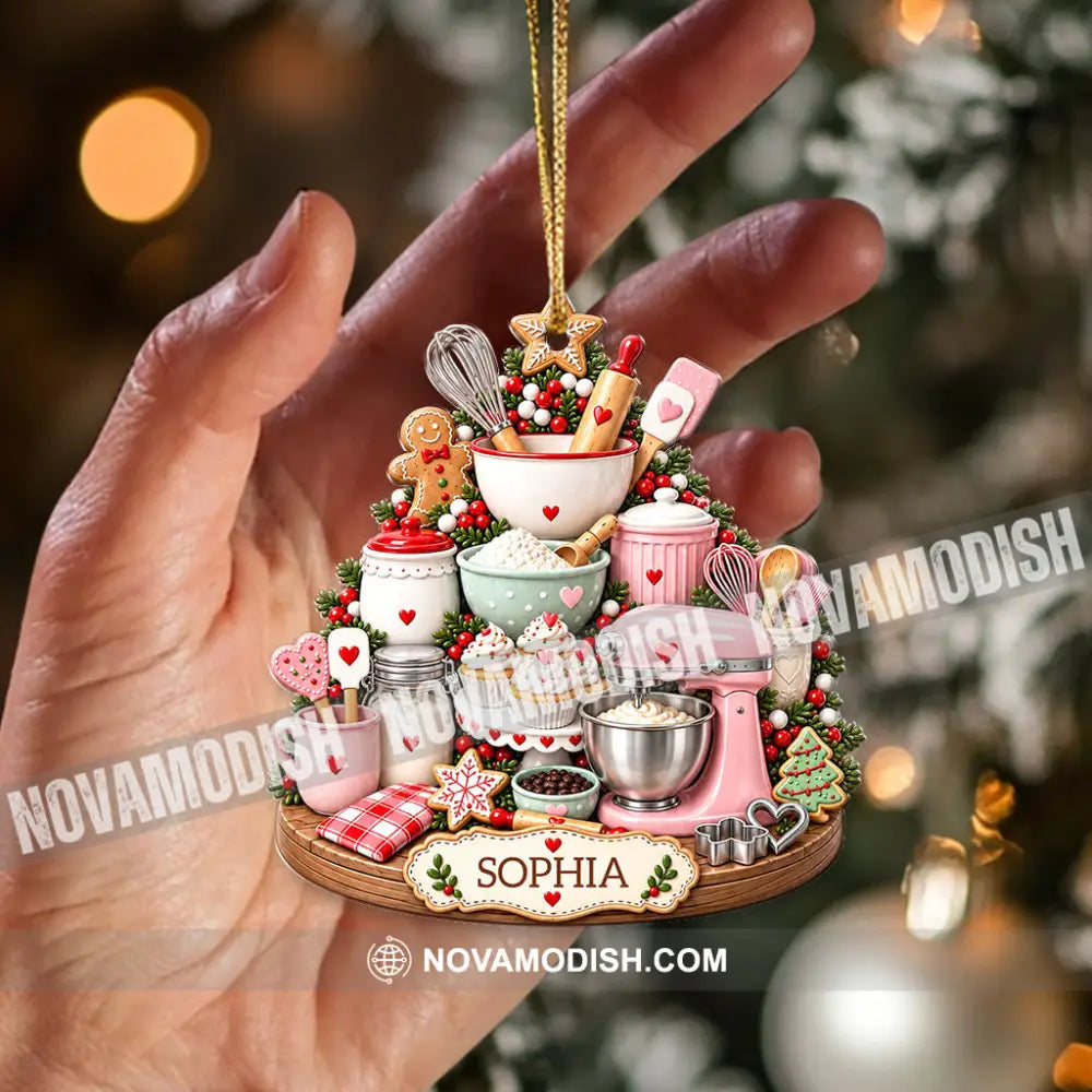 Baker Home Decor Christmas Ornament Personalized Ornament - Ornament