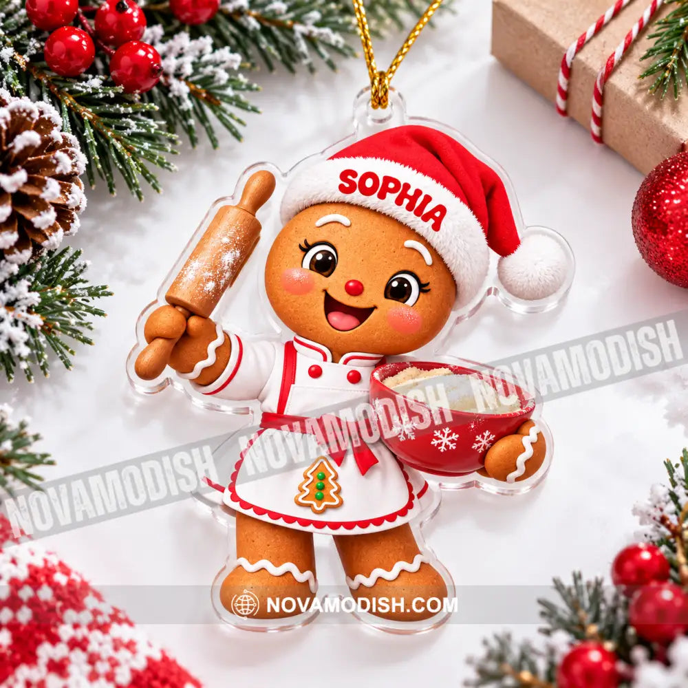 Baker Home Decor Christmas Ornament Personalized Ornament - Ornament