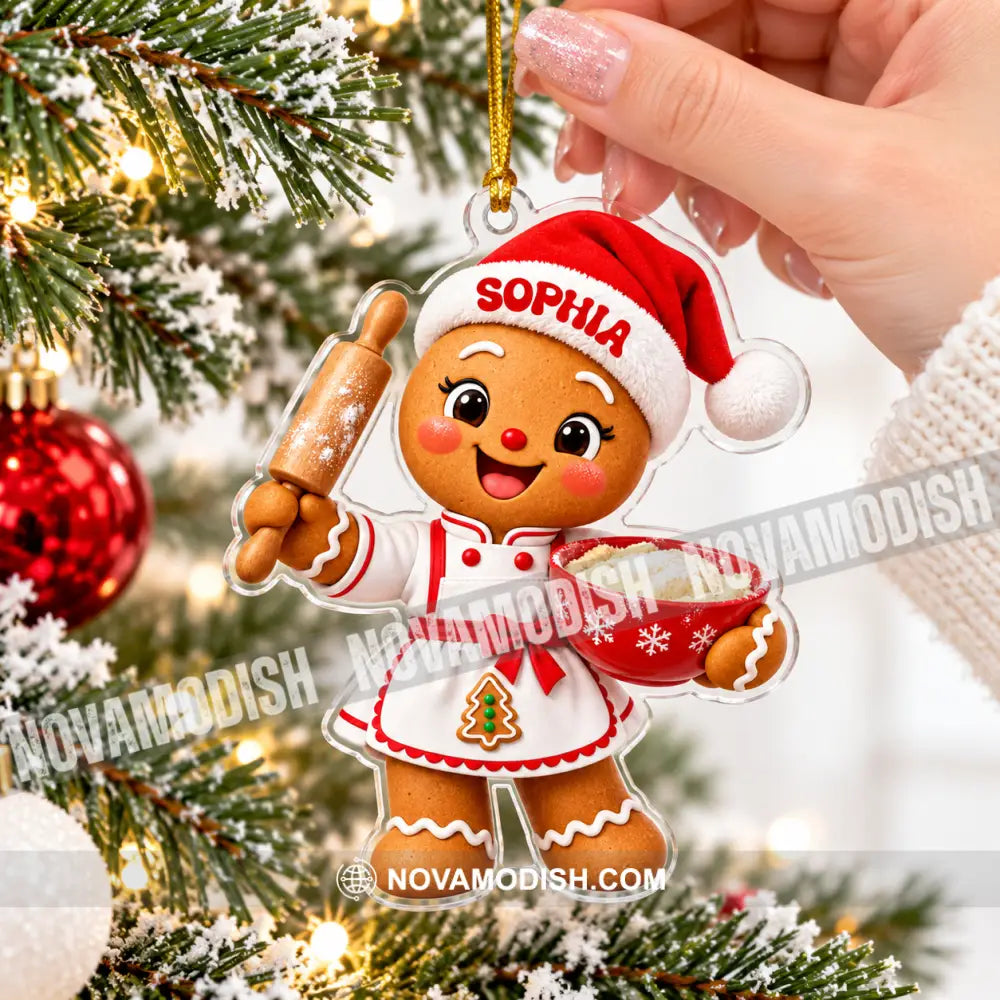 Baker Home Decor Christmas Ornament Personalized Ornament - Ornament