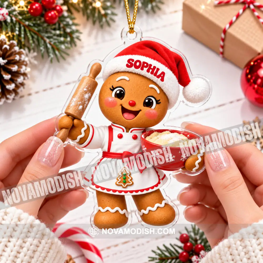 Baker Home Decor Christmas Ornament Personalized Ornament - Ornament