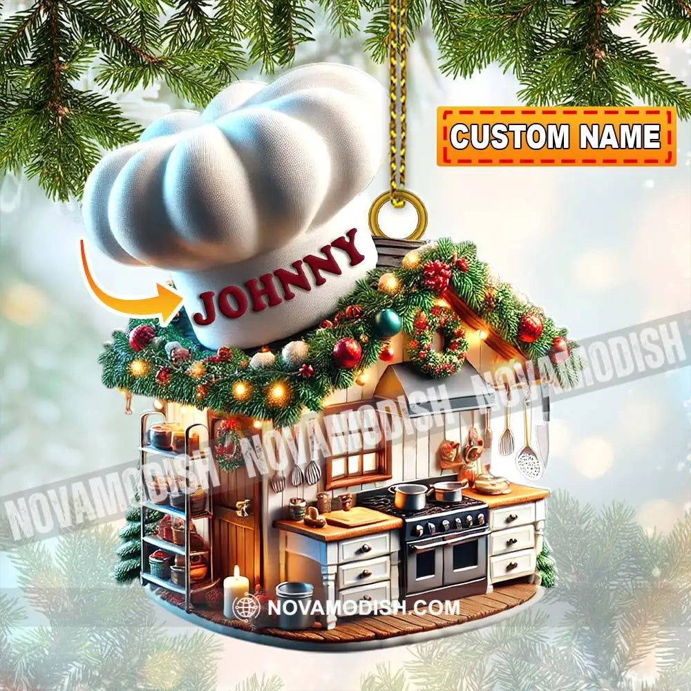 Baking House Ornament Personalized 3.54’’ / 1