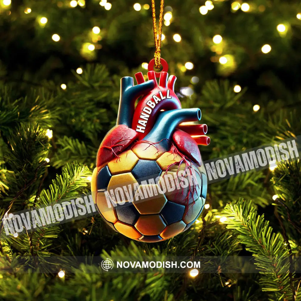 Ball Heart Home Decor Christmas Ornament Personalized