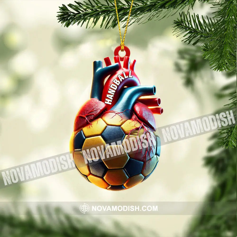 Ball Heart Home Decor Christmas Ornament Personalized