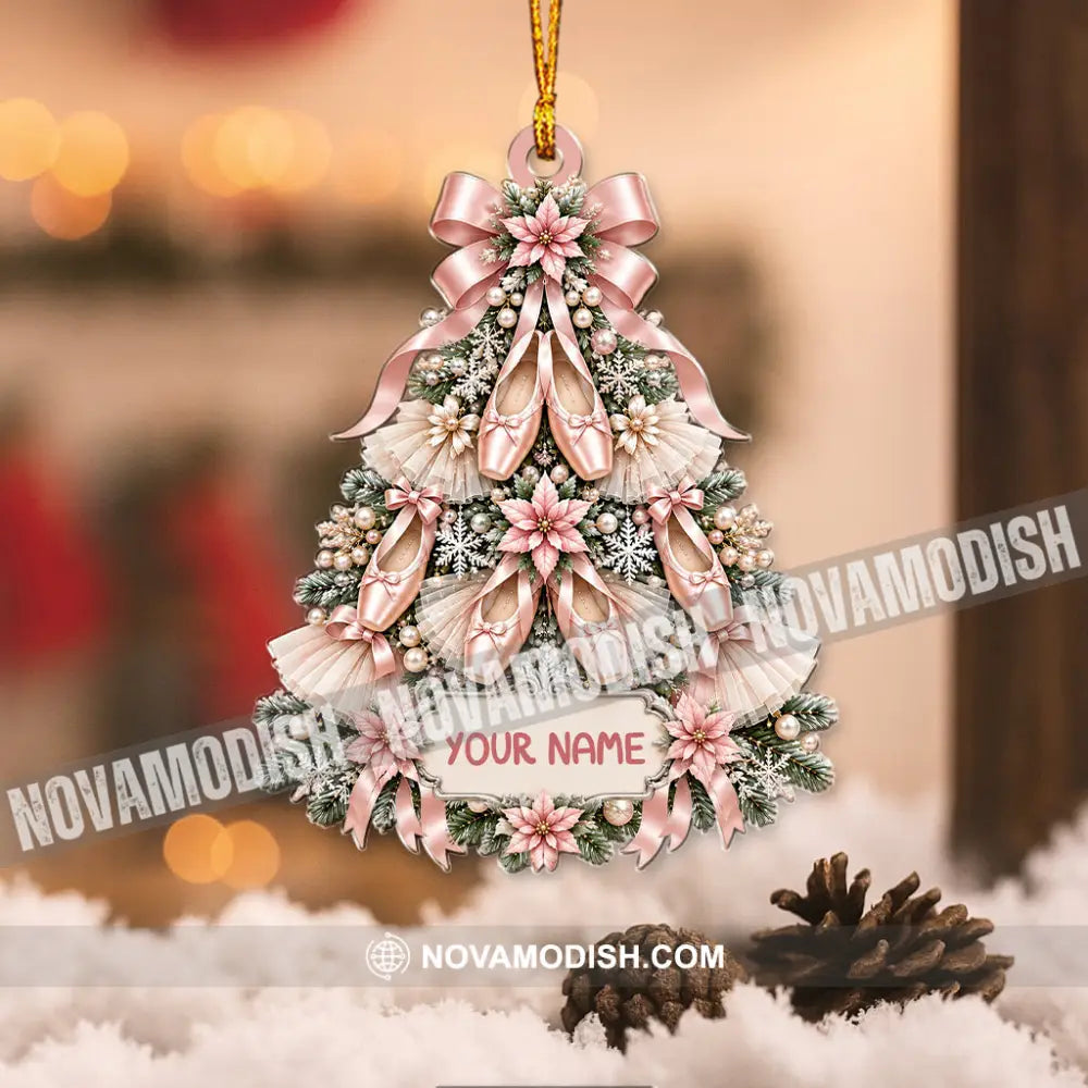 Ballet Christmas Tree Home Decor Christmas Ornament Personalized Ornament - Ornament