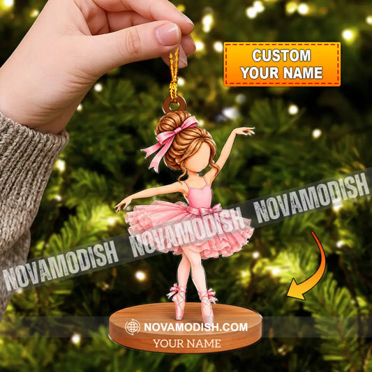 Ballet Home Decor Christmas Ornament Personalized Ornament - 3.54’’ / 1 Ornament - Ornament