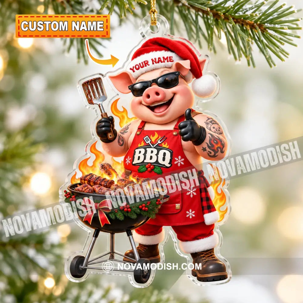 BBQ Home Decor Christmas Ornament Personalized Ornament - 3.54’’ / 1 Ornament - Ornament