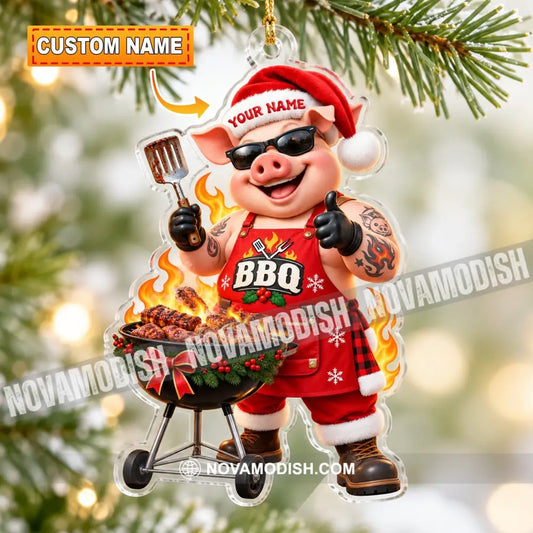 BBQ Home Decor Christmas Ornament Personalized Ornament - 3.54’’ / 1 Ornament - Ornament