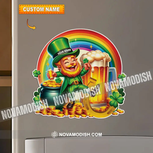 Beer Man St.patrick’s Day Fridge Magnet - Personalized