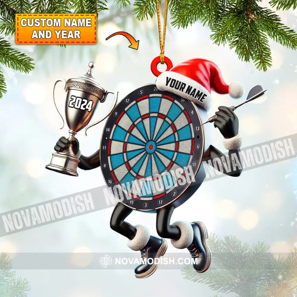 Champion Darts Home Decor Christmas Ornament Personalized 3.54’’ / 1