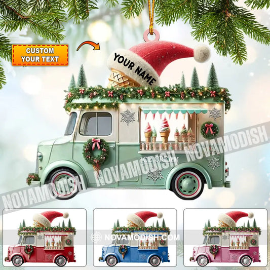 Christmas Car Home Decor Ornament Personalized 3.54’’ / 1