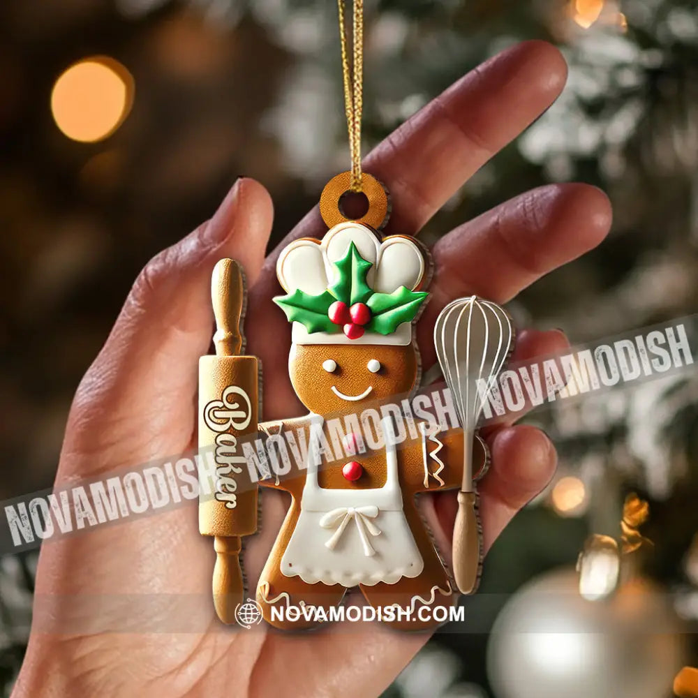 Christmas Gift Custom Ornament Name Ginger