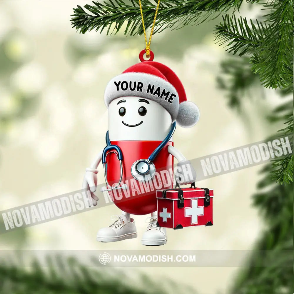 Christmas Healthcare Staff Home Decor Ornament Personalized