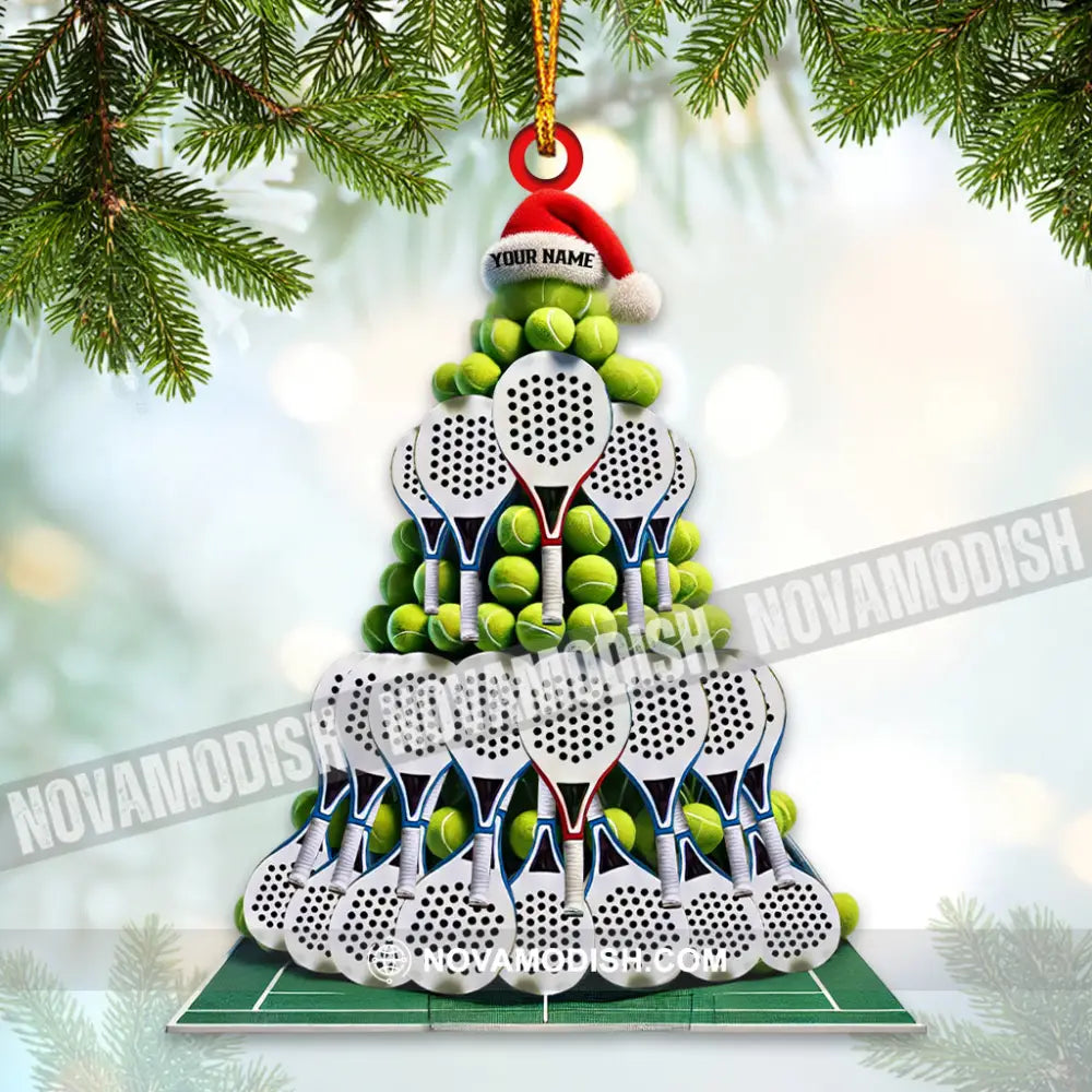 Christmas Tennis Tree Home Decor Ornament Personalized