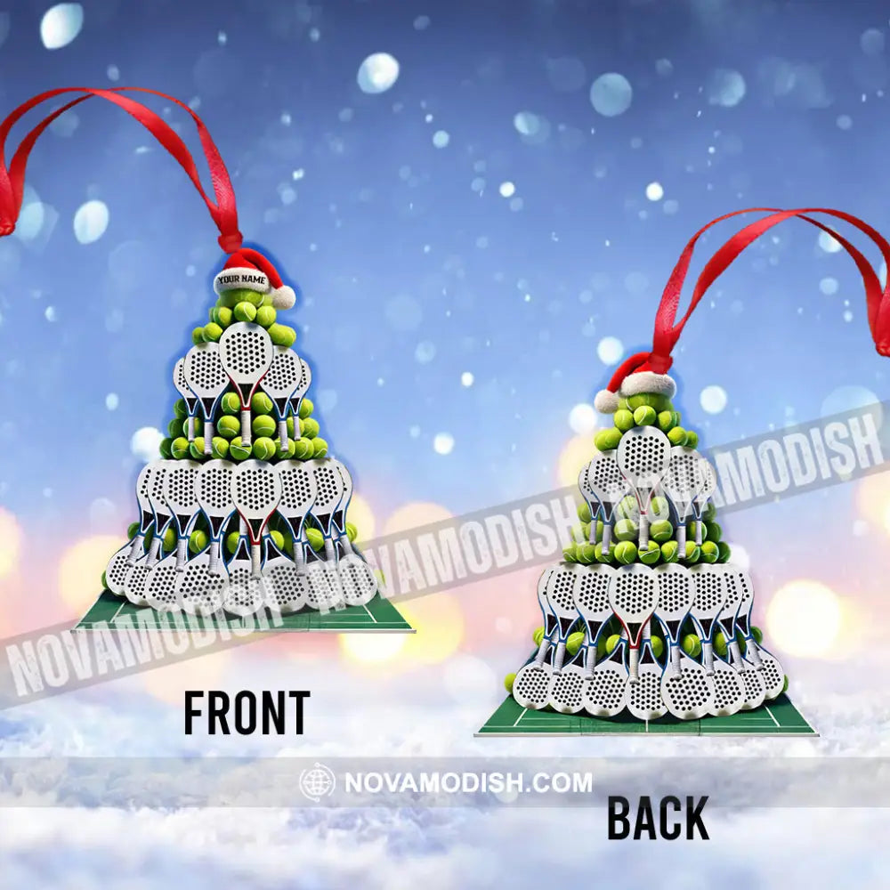 Christmas Tennis Tree Home Decor Ornament Personalized