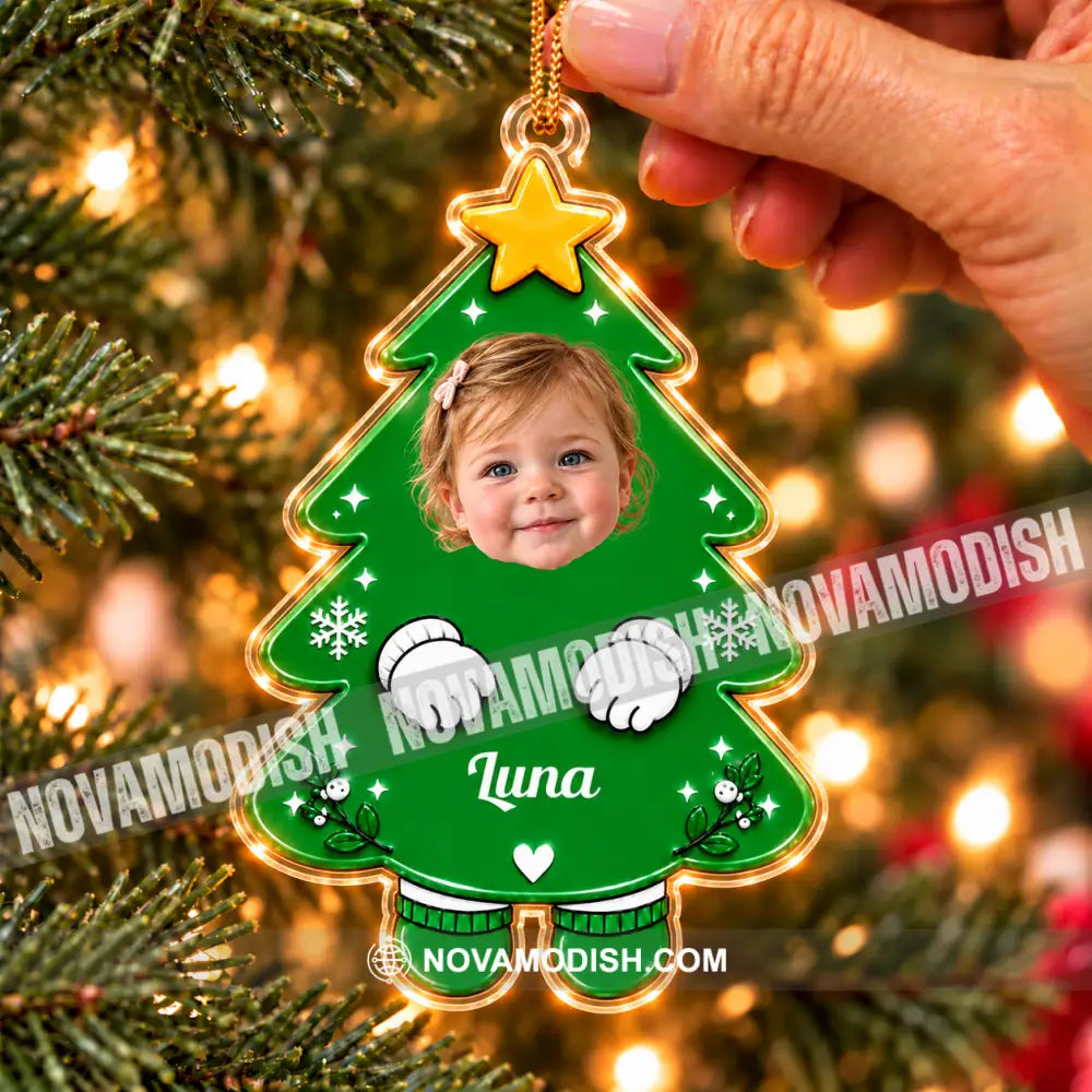 Christmas Tree Baby Home Decor Christmas Ornament Personalized Ornament - Ornament