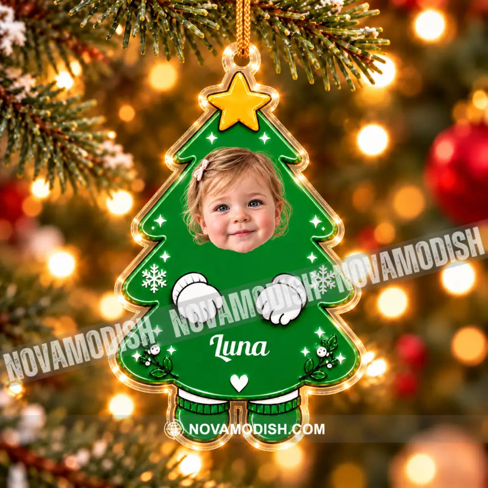 Christmas Tree Baby Home Decor Christmas Ornament Personalized Ornament - Ornament