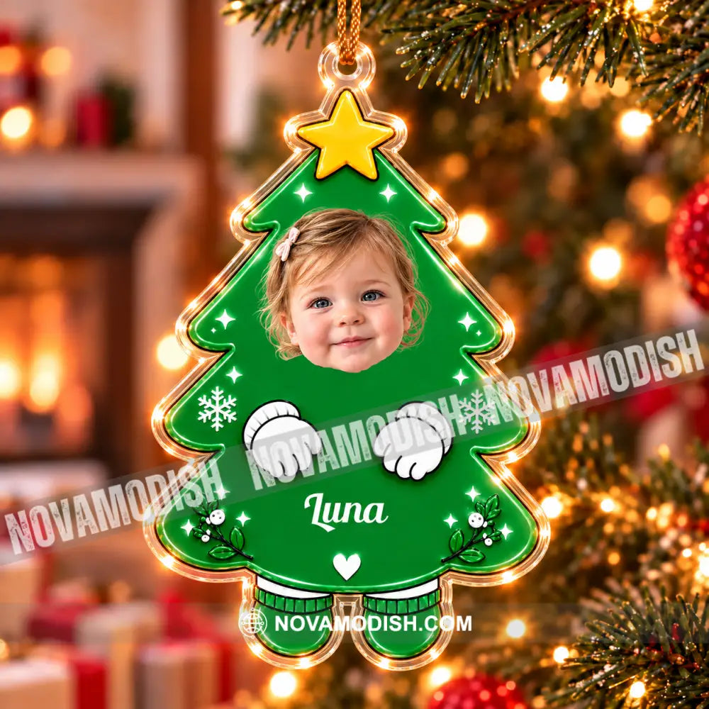 Christmas Tree Baby Home Decor Christmas Ornament Personalized Ornament - Ornament
