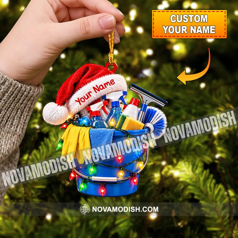 Cleaning Home Decor Christmas Ornament Personalized Ornament - 3.54’’ / 1 Ornament - Ornament