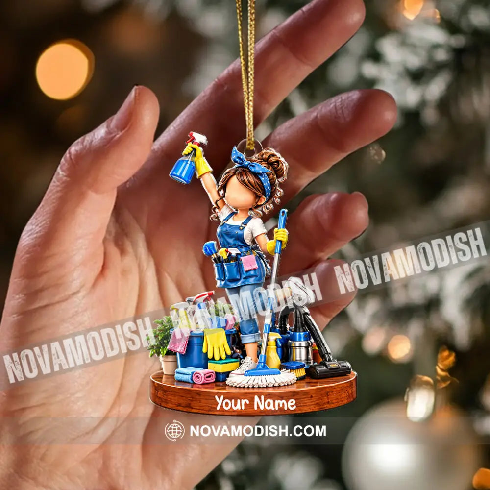 Cleaning Home Decor Christmas Ornament Personalized Ornament - Ornament