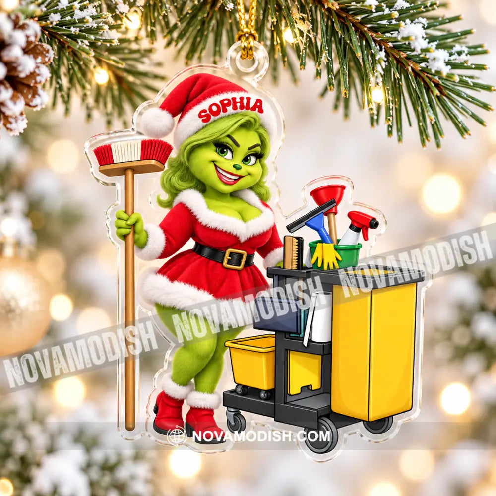 Cleaning Lady Home Decor Christmas Ornament Personalized Ornament - Ornament