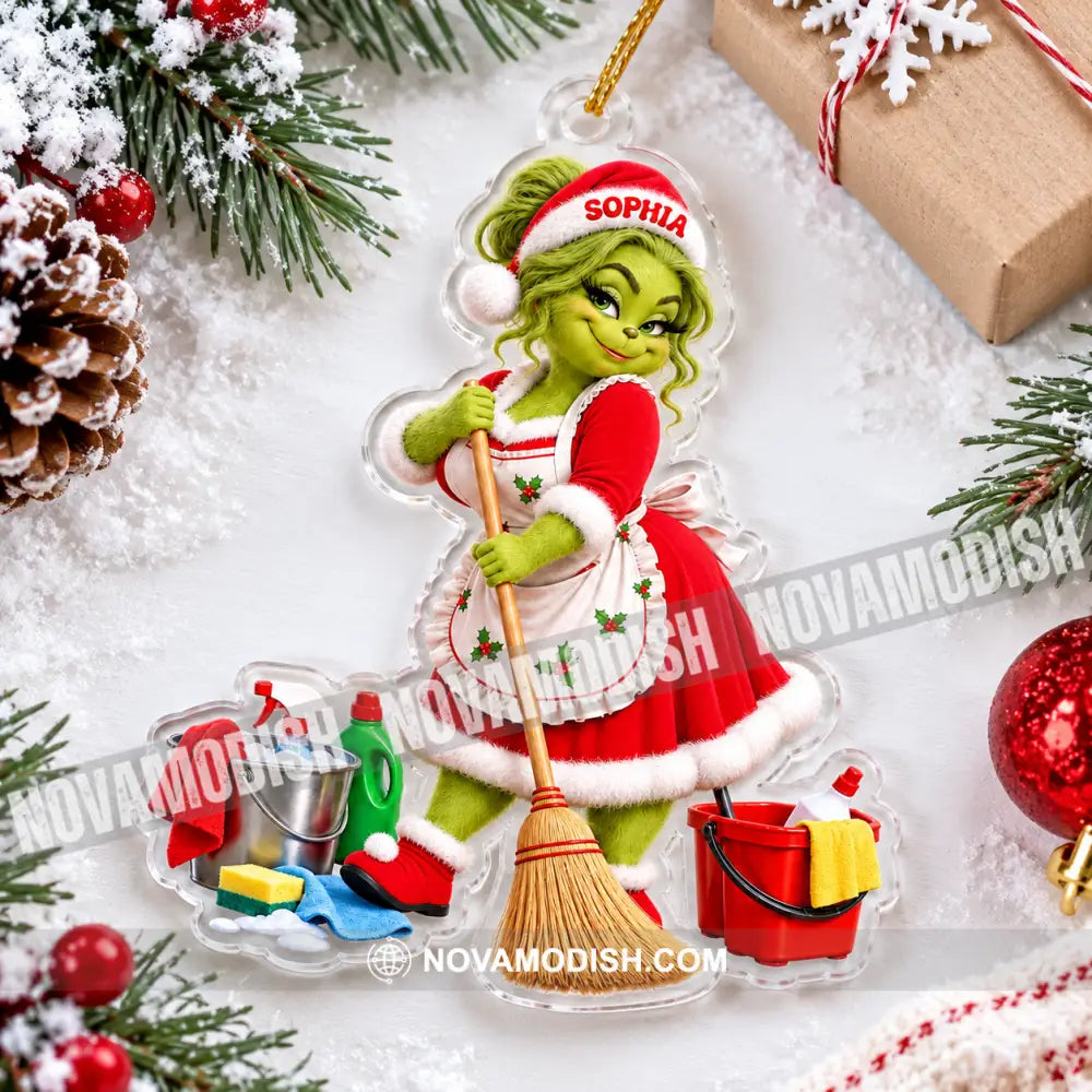 Cleaning Lady Home Decor Christmas Ornament Personalized Ornament - Ornament