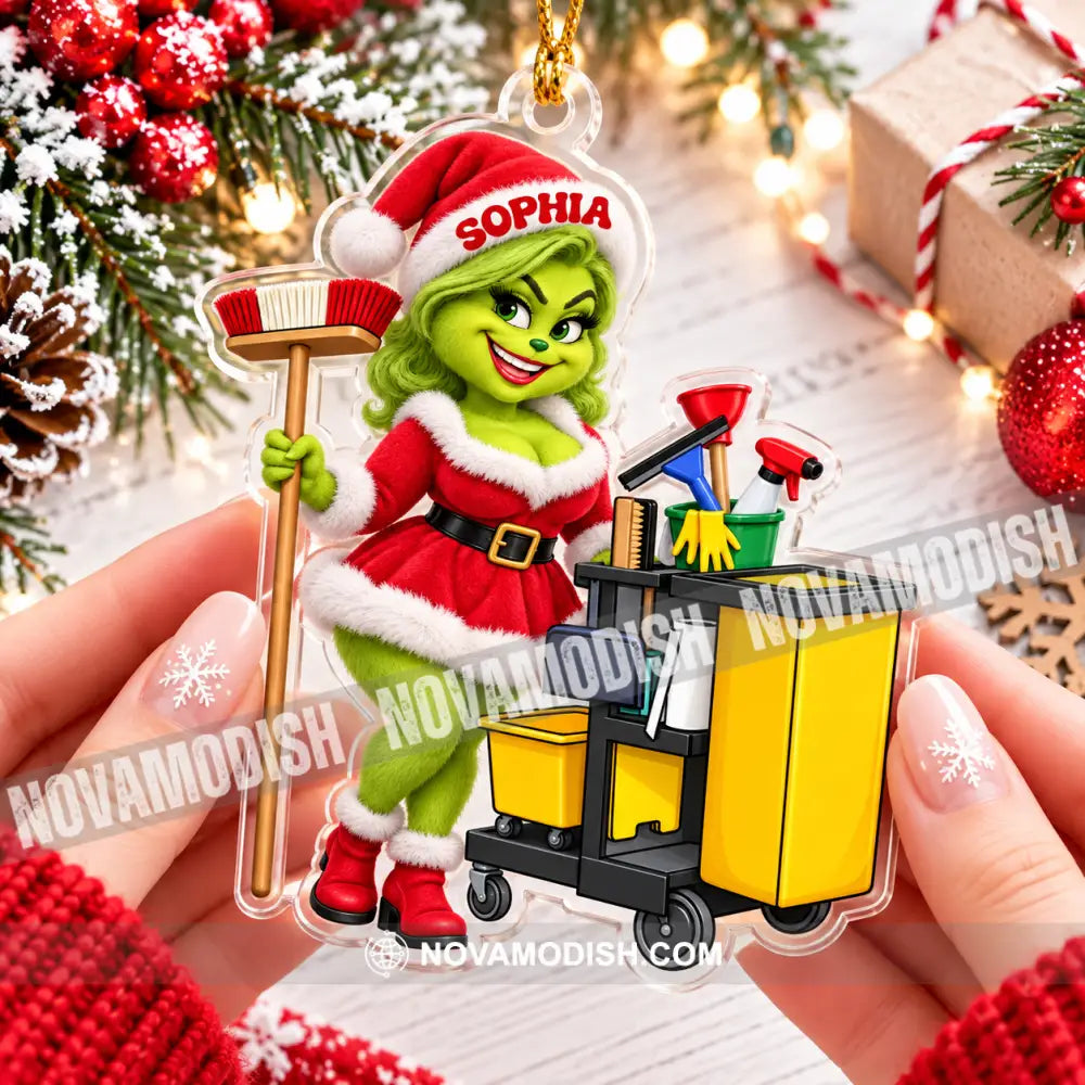 Cleaning Lady Home Decor Christmas Ornament Personalized Ornament - Ornament