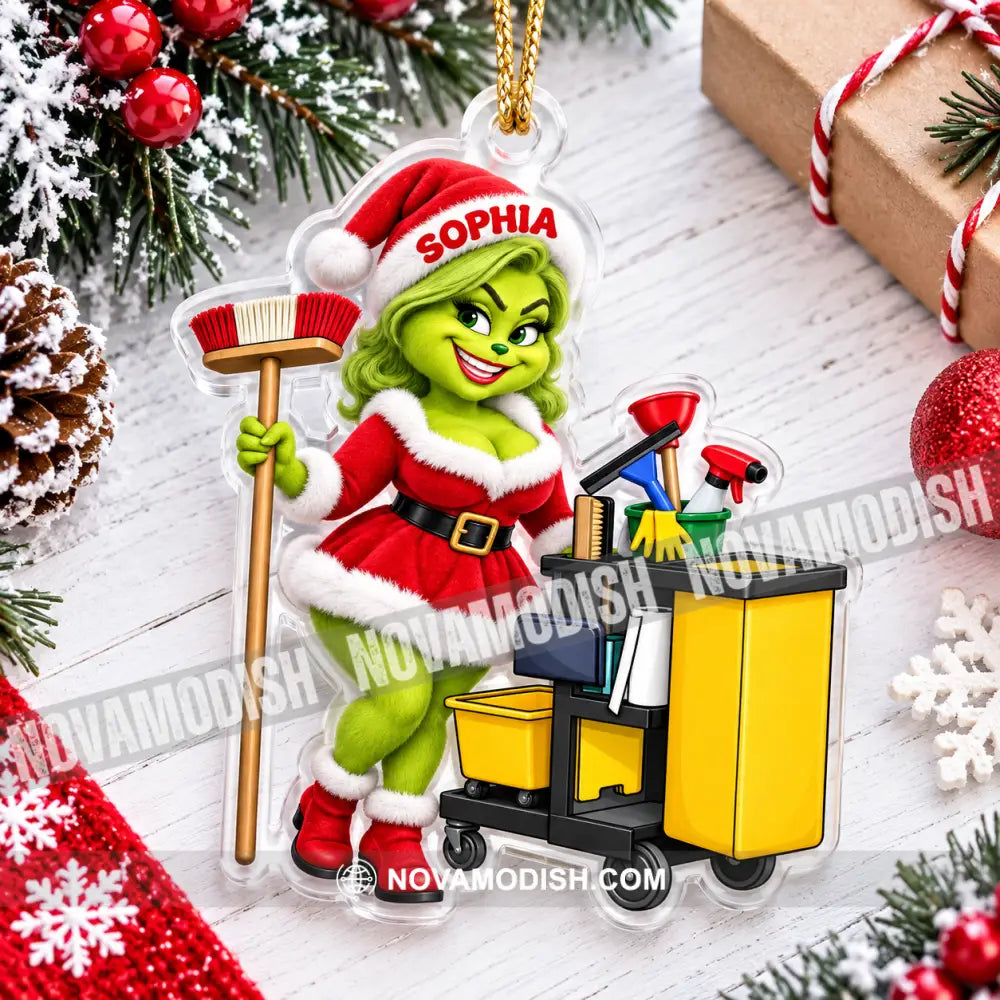 Cleaning Lady Home Decor Christmas Ornament Personalized Ornament - Ornament