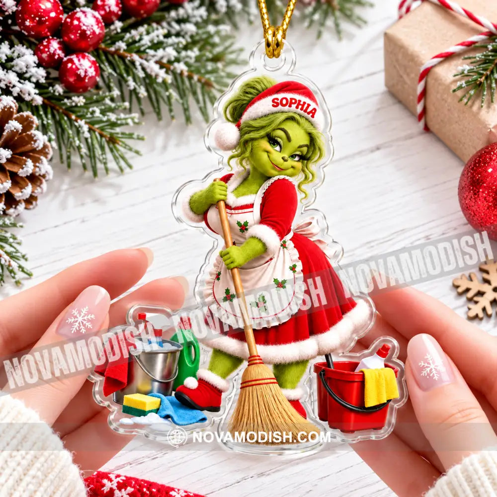 Cleaning Lady Home Decor Christmas Ornament Personalized Ornament - Ornament