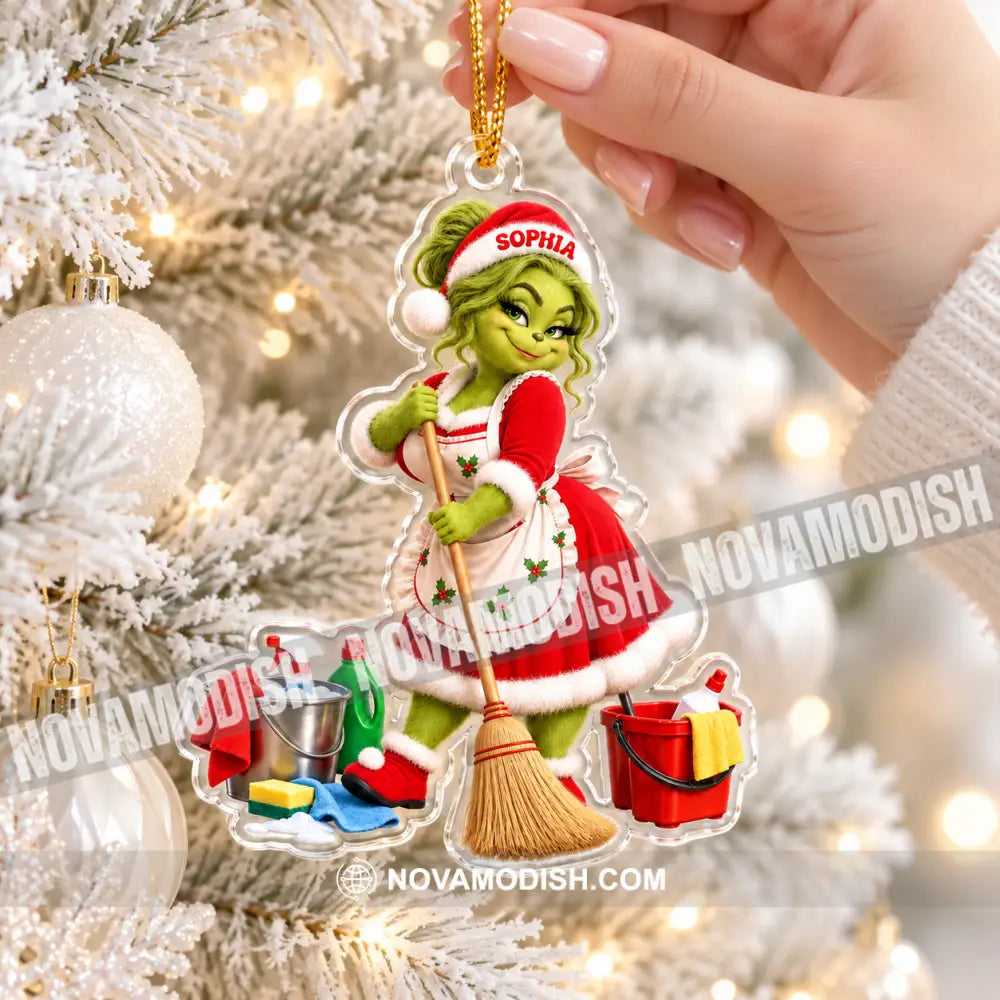 Cleaning Lady Home Decor Christmas Ornament Personalized Ornament - Ornament
