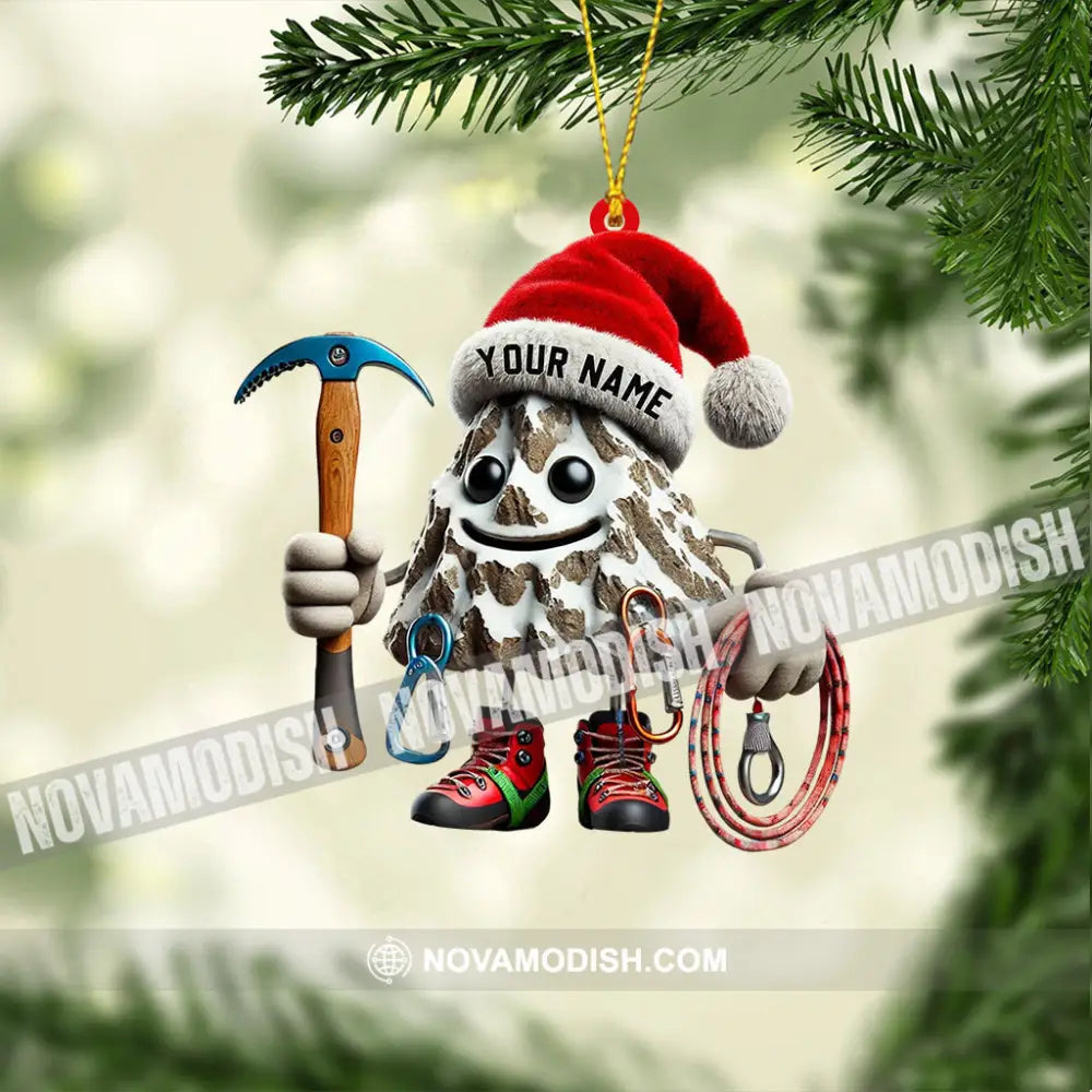 Climbing Home Decor Christmas Ornament Personalized