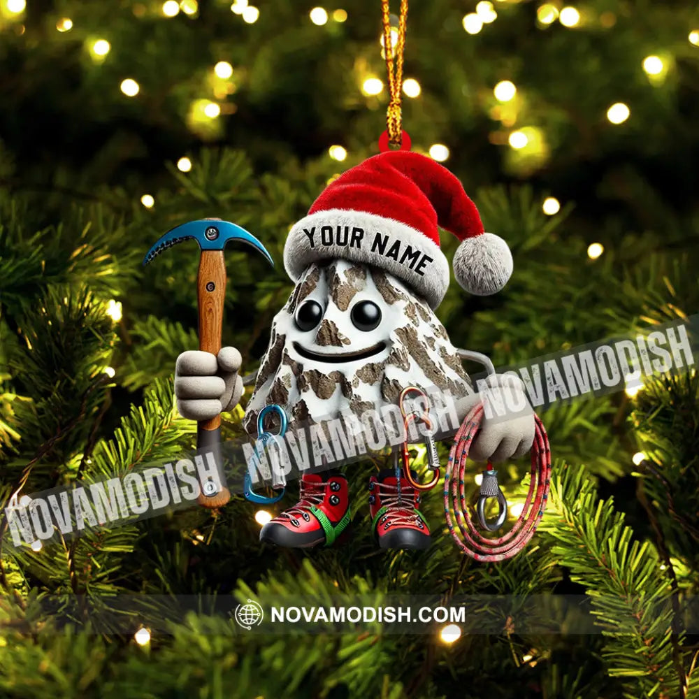 Climbing Home Decor Christmas Ornament Personalized