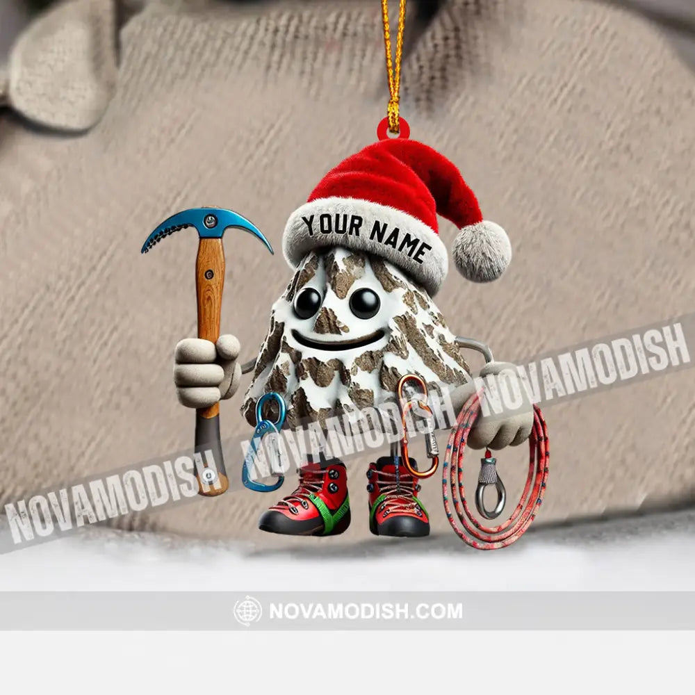 Climbing Home Decor Christmas Ornament Personalized