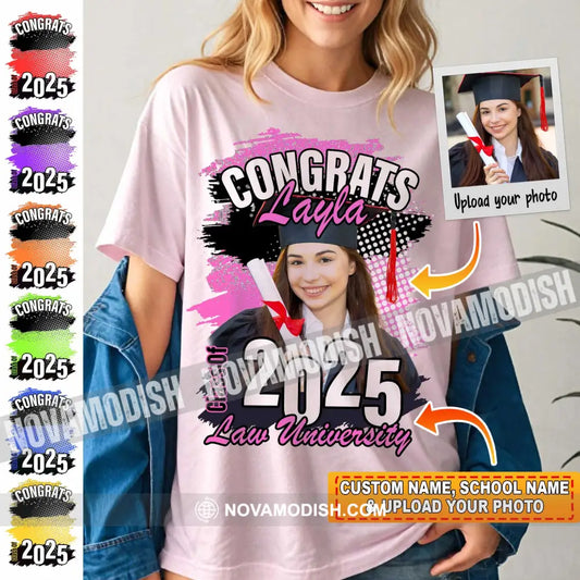 Congrats Graduation - Personalized T-Shirt Classic Tee/Unisex Tee / White / S Apparel
