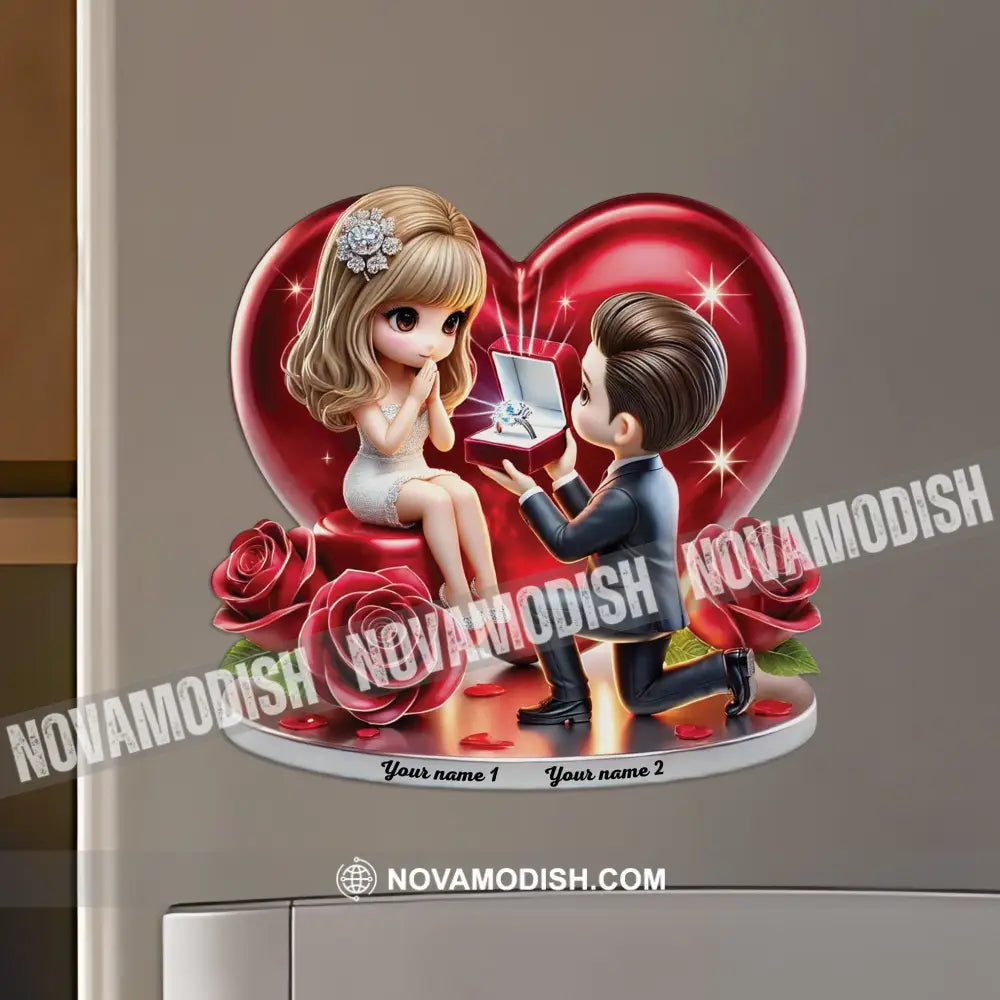 Couple Fridge Magnet - Personalized