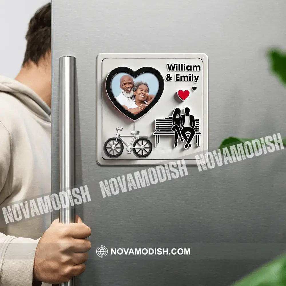 Couple Fridge Magnet - Personalized