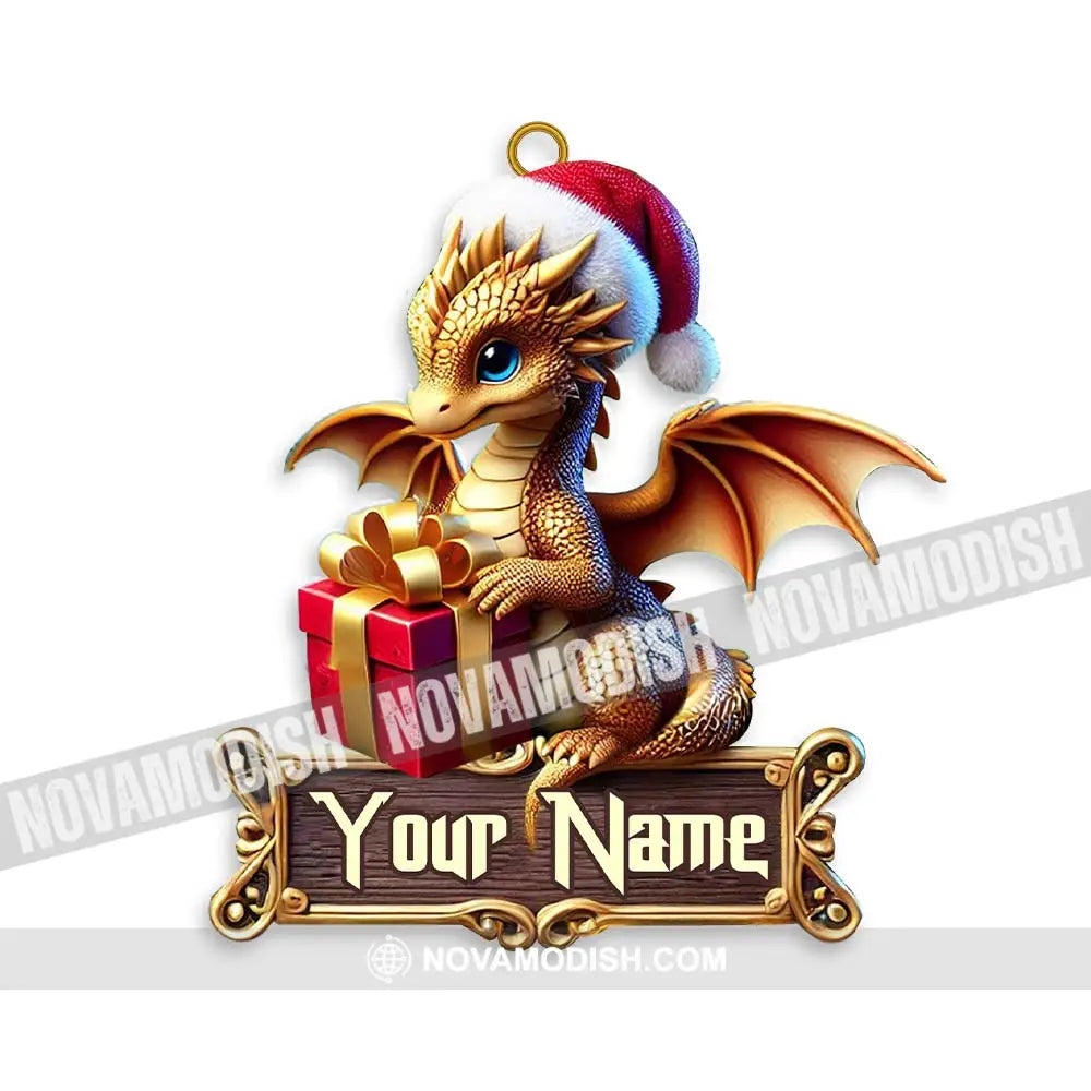 Custom Little Dragon Ornament Personalized