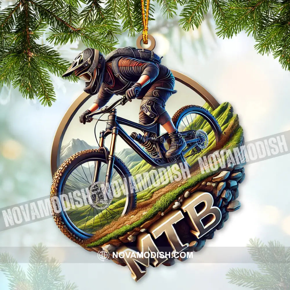 Custom Mtb Name Ornament Riding