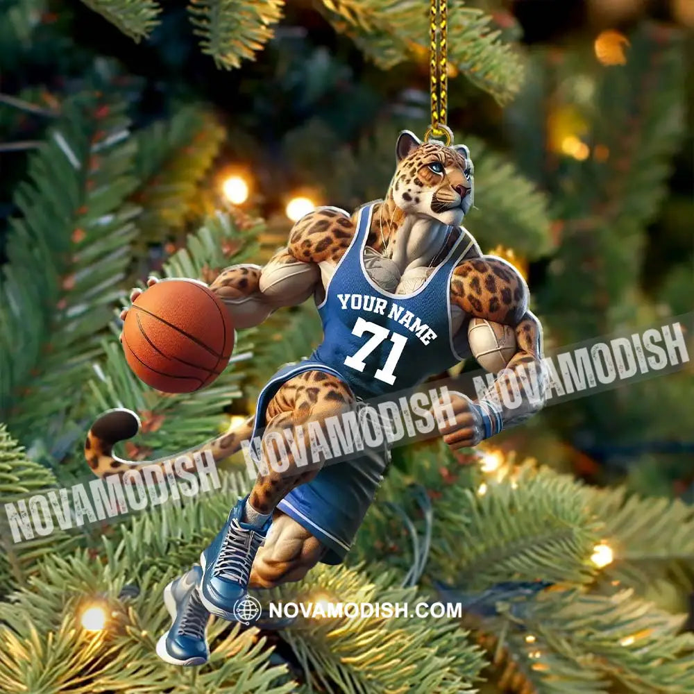 Custom Name And Number Basketball Ornament Lover Christmas Gift