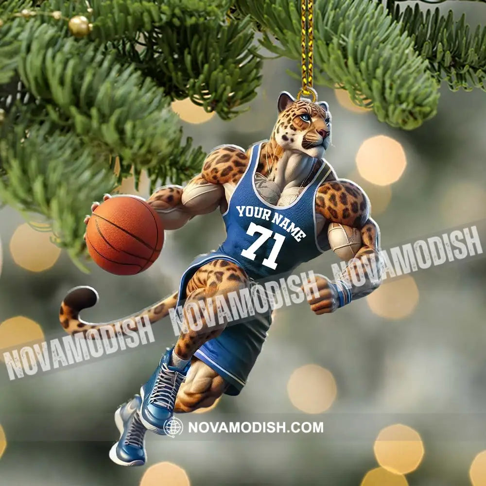 Custom Name And Number Basketball Ornament Lover Christmas Gift